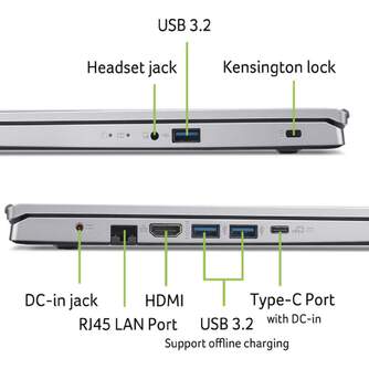 PORTATIL ACER A3 A315-44P R5 8/512GB 15,6%%%quot; W11