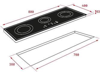 ENCIM. TEKA TRC83631TCS 3F VITRO 112530000