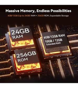 SMARTPHONE CUBOT KING KONG POWER 3 12/256 6,72%%%quot; BL