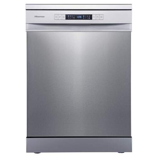 Lavavajillas Hisense HS622E10X - Clase E, 60 cm, 13 Servicios, 7 Programas, Media Carga, Inox