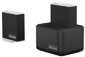 Cargador de Bater&iacute;a GoPro Dual Charger - Incluye 2 Enduro Battery para HERO9-12 de 1720 mAh
