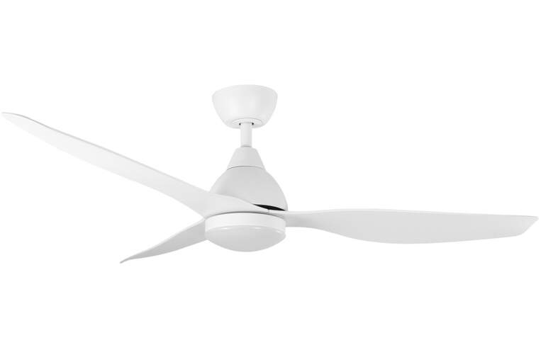 Ventilador de techo Sulion Nina - 26W ,132cm, 3 aspas, 5 velocidades, temporizador, blanco.