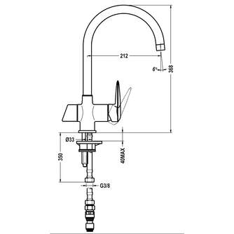 GRIFO TEKA OS200 182000200