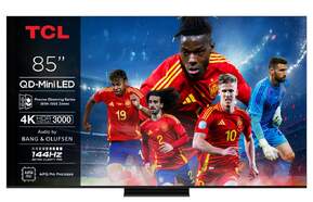 TV TCL 85" MiniLED 85C7K - 4K Ultra HD, Google TV 12.0, 144 Hz, Dolby Atmos 60 W, HDR10+