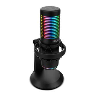 MICROFONO KROM KAZE RGB STREAMING