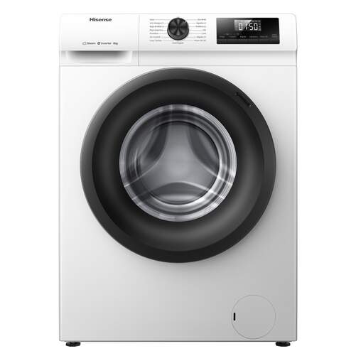 Lavadora Hisense WF1Q8041BW1 - Clase A, 8 kg, Blanco