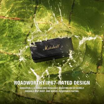 ALTAVOZ MARSHALL EMBERTON II BLACK %%%amp; BRASS