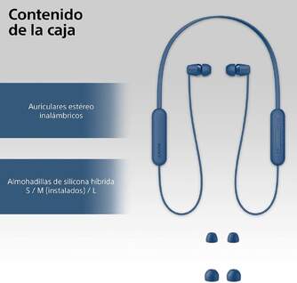 AURICULARES SONY WIC100L BLUE BLUETOOTH