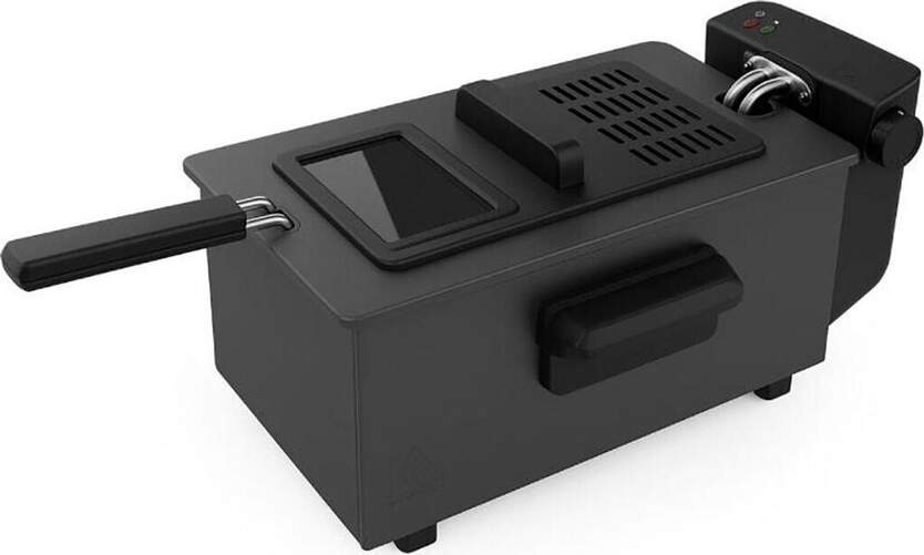 Freidora Princess 182006 - 3 L, Visor, 2000 W, Hasta 190º, Negro