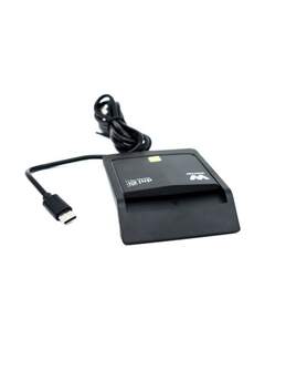 LECTOR DNI WOXTER ELECTRONICO NEGRO USB TIPO C