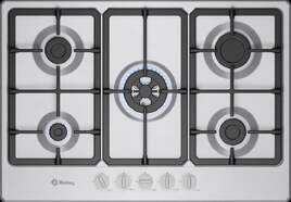 Placa Gas Balay 3ETX576CB - 5 Fuegos, 75 cm, Gas Butano, Inox