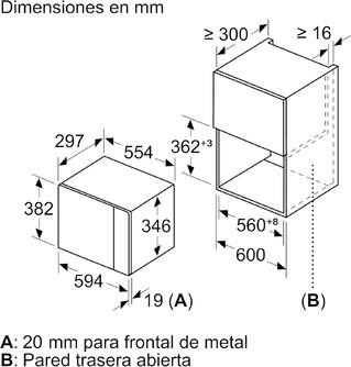 MICR. BALAY 3CG4172X2 20L INOX GRILL INTEG