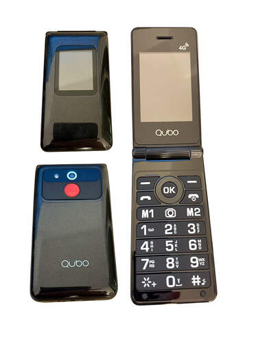 Tel&eacute;fono m&oacute;vil Qubo X-28 4G - Pantallas 2,8" y 1,77", 1000 mAh, c&aacute;mara 0,3 mp, bot&oacute;n SOS, SIM Doble
