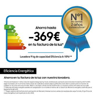 LVD. SAMSUNG WW90DG5G34AEEC 9K 1400R BCA DSP