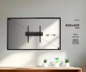SOPORTE TV FIJO GENIUM GSPF75 45KG 32-75