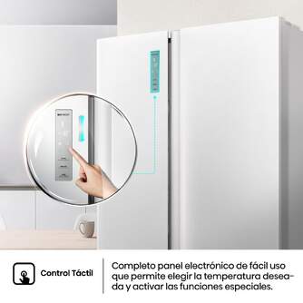 FRI. HISENSE RS677N4BWE 179x91x65 NF BLANCO