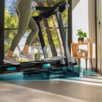 CINTA RUNNING CECOTEC DRUMFIT WAYHOME 1600 OBELIA