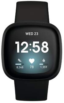 SMARTWATCH FITBIT VERSA 3 FB511BKBK BLACK/ALUMI