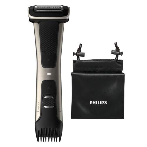 Afeitadora Philips BG7025/15 - Batería 80min, Seco-mojado, Cabezal Pivotante, 5 Ajustes Corte