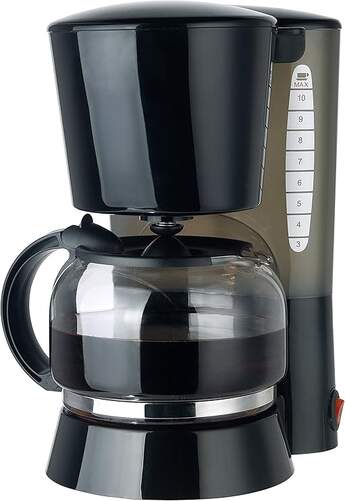Cafetera Goteo Comelec CG4003 - 12 Tazas, Negro
