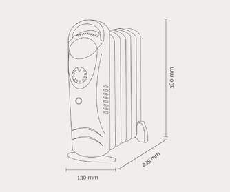 RADIADOR ACEITE MINI ARTICA ARAM500 500W