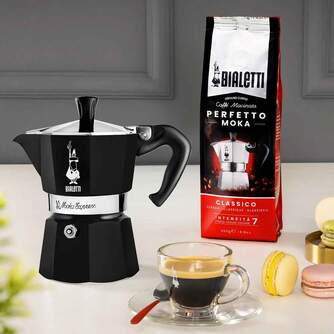 CAFET. ITALIANA BIALETTI NEW MOKA INDUC BLACK 4T
