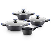 Bater&iacute;a de cocina Monix Martin Berasategui - 7 piezas, aluminio, apto lavavajillas y apto inducci&oacute;n