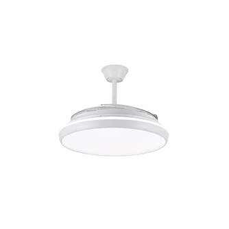 VENTILADOR TECHO CRISTAL CHARLY L RETRAC 80W MD