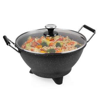 WOK PRINCESS 162389 30CM 1400W 7L NEGRO