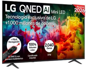 TV LG 75%%%quot; 75QNED70B6A UHD QNED MINILED A7 WEBOS26