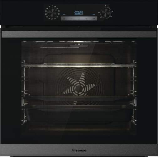 Horno Hisense BSA65226AB Negro - Clase A, 77L, AutoLimpieza Vapor, Guías Telescópicas, Multifunción