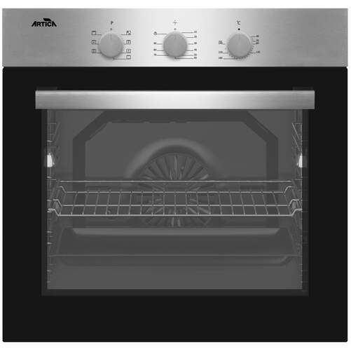 Horno Multifunción Ártica AHB8204X - A, 80L, 7 Funciones, Temporizador, Guía telescópica, 3 Cristal