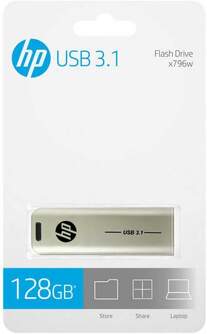 MEMORIA USB HP HPFD796L-128GB METAL 128GB 3.1