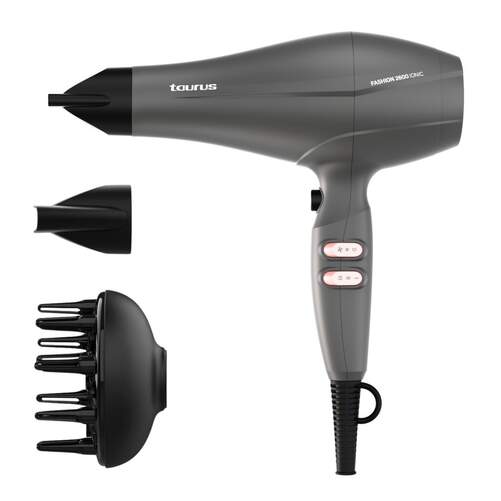 Secador Taurus Fashion 2600 Ionic - 2600 W, 2 concentradores, 2 velocidades, 3 temperaturas