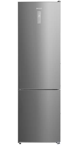 Frigor&iacute;fico Combi Artica AEFC201601EX - Clase E, 201 x 60 cm, 330 L, No Frost, Inox