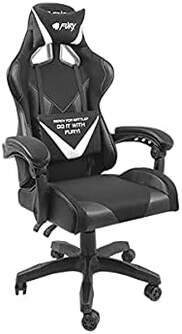 SILLA GAMING FURY AVENGER L NEGRA/BLANCA