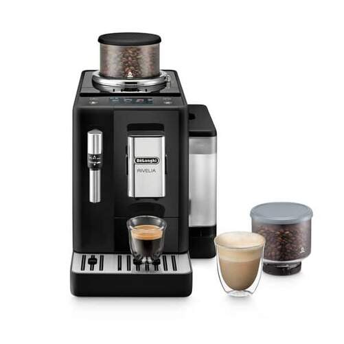Cafetera Delonghi EXAM440.35.B - Superautom&aacute;tica, 1450 W potencia, capacidad 250 g de granos de caf&eacute;