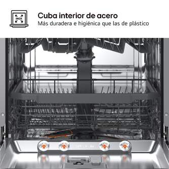 LVJ. LG DF375HVS 3%%%#186;B 6P 60CM QUADWASH INOX