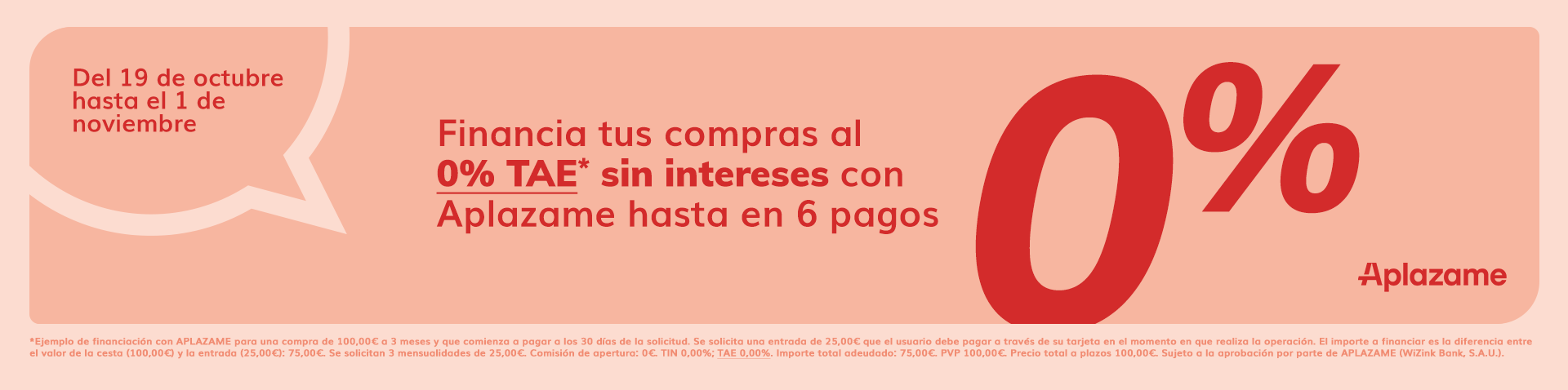 Financia con aplazame en MiElectro.es