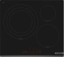 Placa Inducci&oacute;n Bosch PID631HC1E - 60 cm, 3 Zonas, 17 Potencias, Negro
