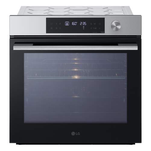 Horno LG WSED7613S - 76L, Pirolítico, Silver, Función Pizza, Clase A+