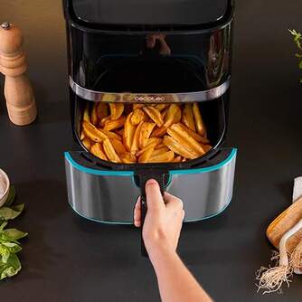 FREIDORA AIRE CECOTEC 5500 PRO 5,5L DIG INOX 3315