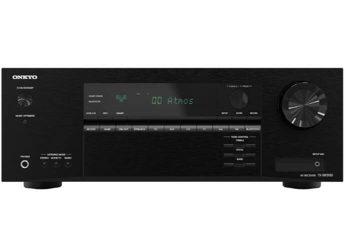 Receptor Onkyo TX-SR3100DAB - Home Cinema 5.2, 155 W, Dolby Atmos, HDMI 8K, HDR, Bluetooth