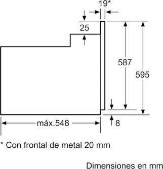 HORNO BALAY 3HB2030X0 MF INOX DISPLAY