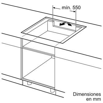 ENCIM. BALAY 3EB985LU 80CM 4F 28CM INDUCCI%%%#211;N