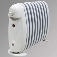 Radiador Aceite FM R9 Mini - 800W, 9 Elementos, Termostato Seguridad, Regulable