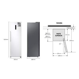 FRI. SAMSUNG RR39M7565WW/ES 185x60 1P NF BCO DSP