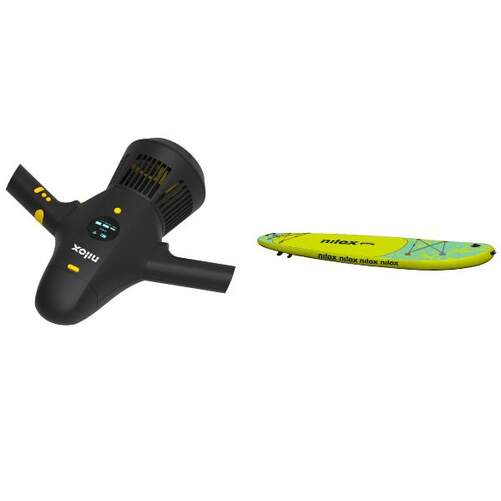 Tabla de paddle Surf Eléctrica Nilox Kahuna Wai - Motor 300W, 5 km/h, 4500 mAh, 335x84 cm