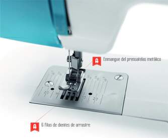 MAQUINA DE COSER ALFA NEXT 820  ZIGZAG BRAZO LIBRE