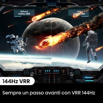 TV HISENSE 100%%%quot; 100E7NQ UHD QLED SMART TV 120HZ